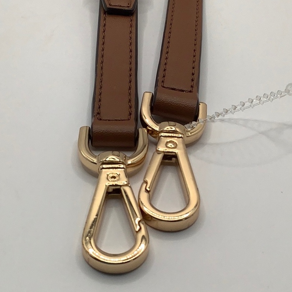 🤎NEW🤎Michael Kors Brown Smooth Leather Crossbody Replacement Strap - Picture 8 of 15